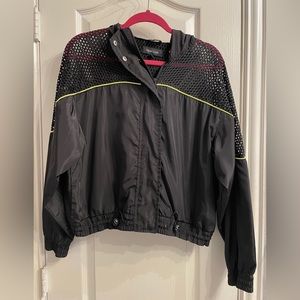 New Look Jacket - Black with Neon Accent - Size XL - Pre-Owned
